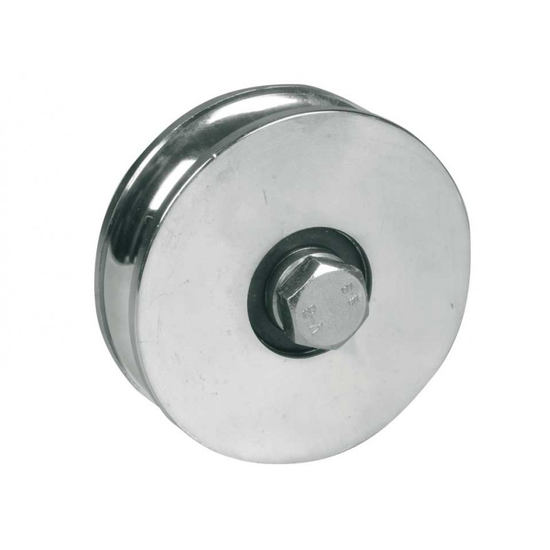 Rueda para puertas correderas 1 cojinete de bola Gola U Ronda Ø20 IBFM