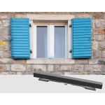 S TEL puerta doble 115-150cm 230Vac claroscuro en Shutters brazo oscilante