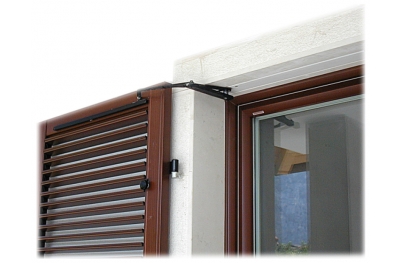 S TEL puerta doble 115-150cm 230Vac claroscuro en Shutters brazo oscilante