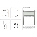 Carpa Spring Spring con tejido de oscurecimiento de poliéster 42mm Living Bettio