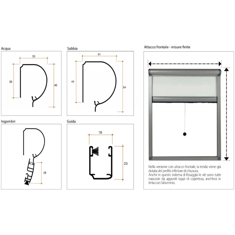 Carpa Spring Spring con tejido de oscurecimiento de poliéster 42mm Living Bettio