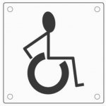 PBA 2032 Pareja de boca WC en acero inoxidable AISI 316L