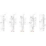 Cerradura para Persianas Cipierre Bunkerlocks 4000 Entrada 30 mm