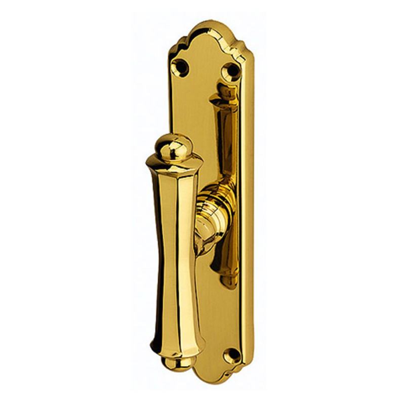 Aire pulido manija de puerta del cromo en Rosette románticas y clásicas Dinámica Linea Cali