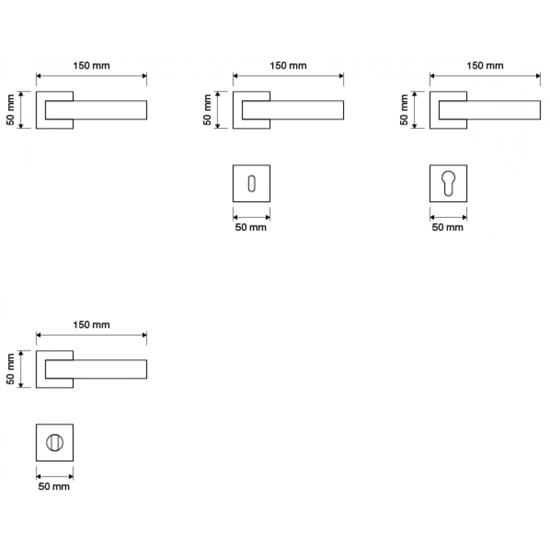 Sintesi Mesh Oro Brillo Manija de Puerta en Rosette Linea Calì Crystal
