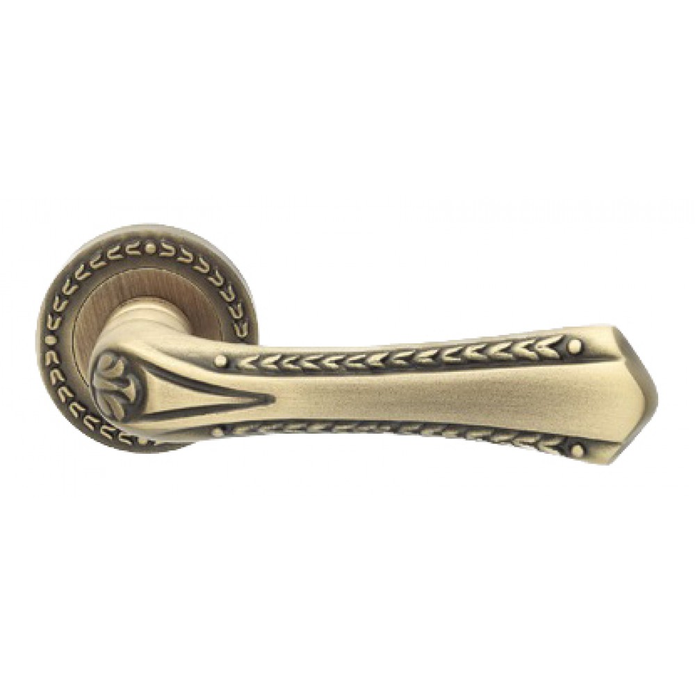 Sissi Bronce Mate Manija de Puerta en Rosette Linea Calì Vintage