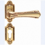 Sissi Bronce Mate Manija de Puerta en Rosette Linea Calì Vintage