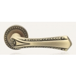 Sissi Bronce Mate Manija de Puerta en Rosette Linea Calì Vintage