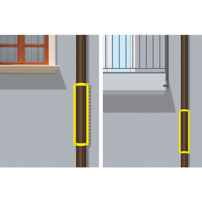 Bolardo de Grimpo del componente de la Anti-intrusión de la barrera con las extremidades para los balcones y las paredes de Cornices