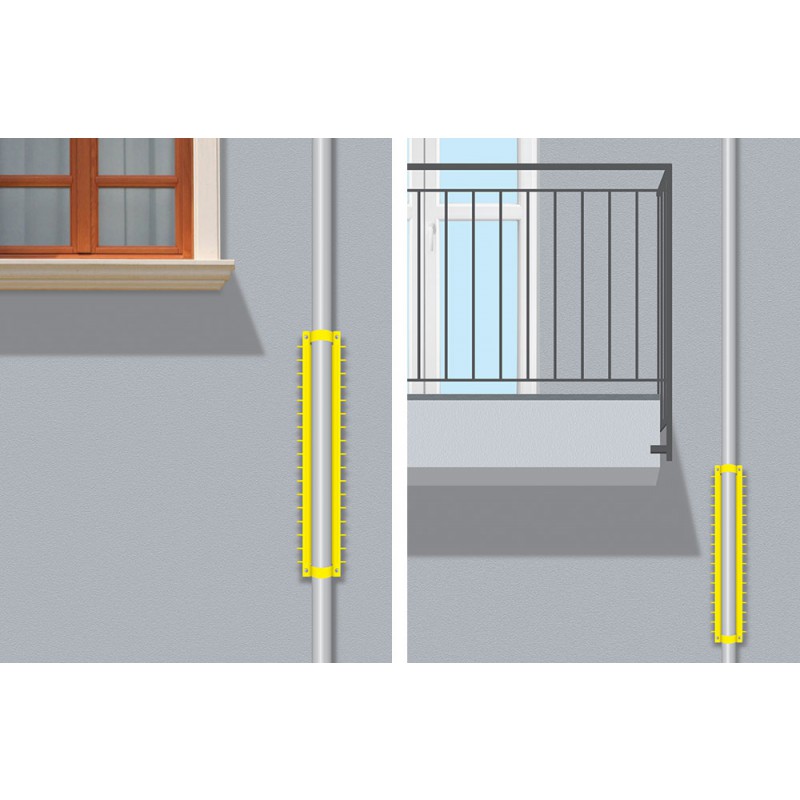Bolardo de Grimpo del componente de la Anti-intrusión de la barrera con las extremidades para los balcones y las paredes de Cornices