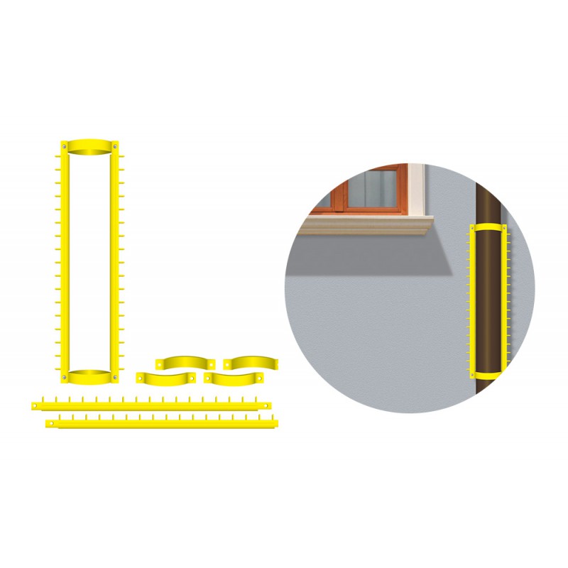 Bolardo de Grimpo del componente de la Anti-intrusión de la barrera con las extremidades para los balcones y las paredes de Cornices