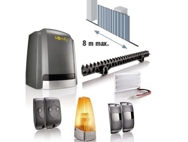 Slidymoove 600 Somfy Puertas Correderas Motor con Bateria Max 8m