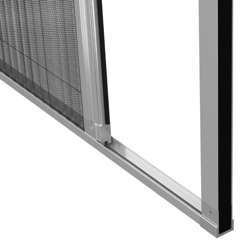 Smart Primed Mosquitera Plisada de Aluminio con Deslizamiento Lateral