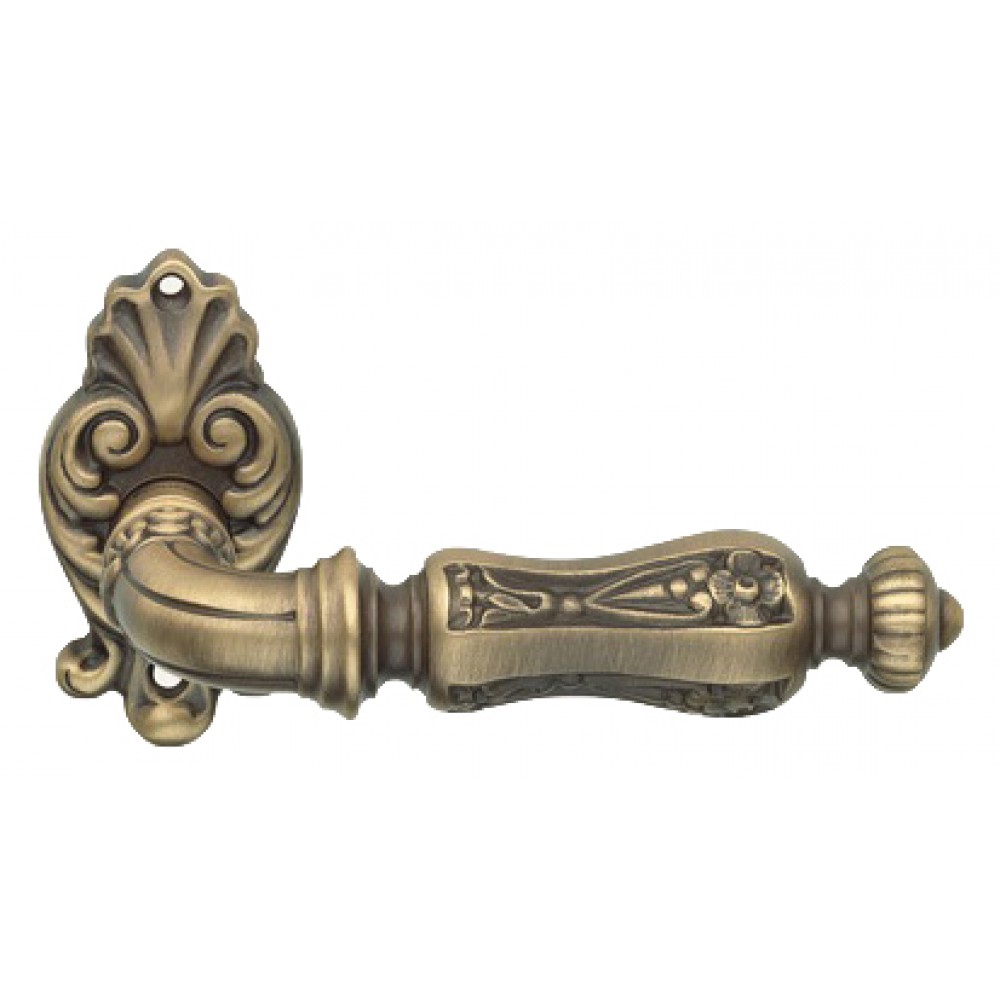Soleil Bronce Mate Manija de Puerta en Rosette Linea Calì Vintage