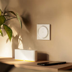 Somfy Amy io Control Remoto de Pared con Marco Cuadrado o Redondo