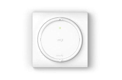 Somfy Amy io Control Remoto de Pared con Marco Cuadrado o Redondo