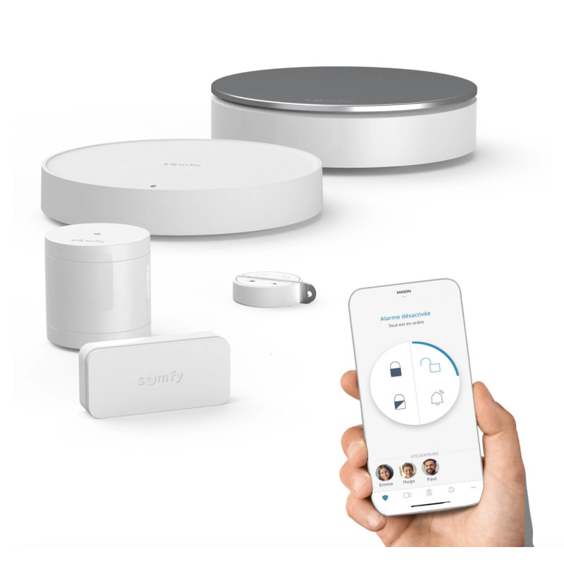 Somfy Protect Home Alarm Starter Pack antirrobo para áreas pequeñas