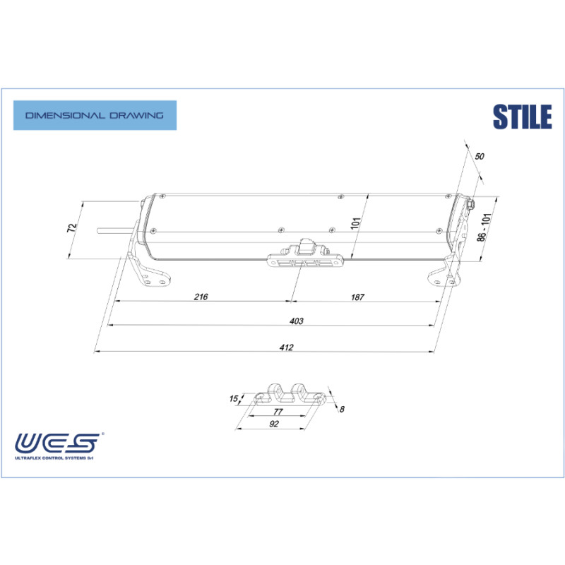 STILE UCS Ultraflex Actuador de Cadena para Ventanas