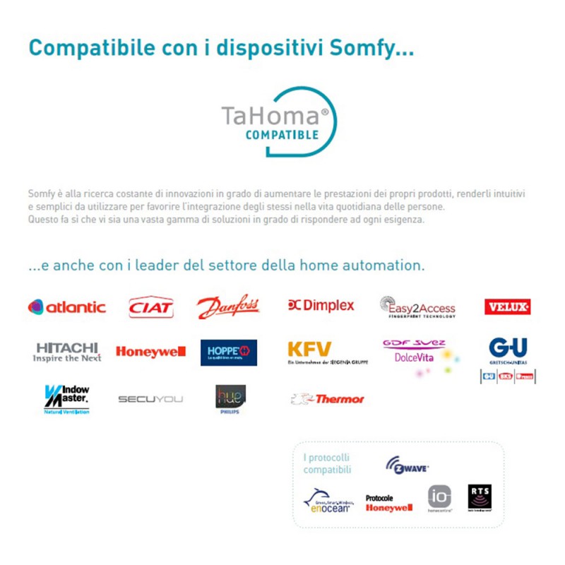 Tahoma Box V.2 Somfy Sistema Domótico de Automatización para Hogares Inteligentes