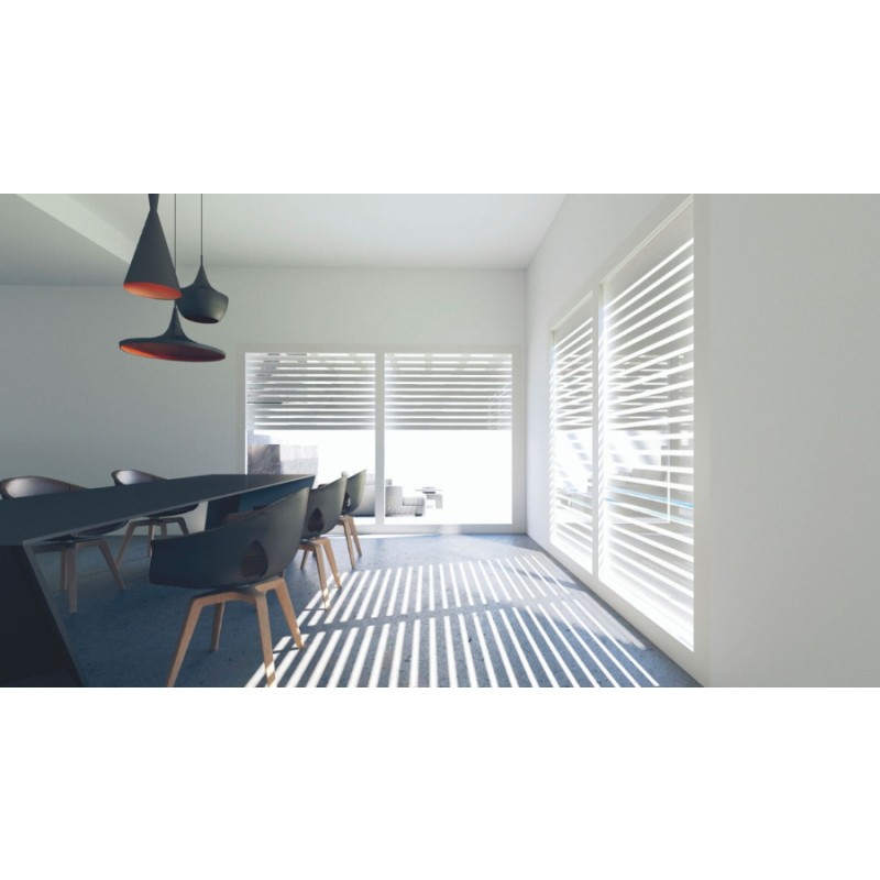 Persiana Enrollable de Aluminio Aislada Sipar T30 Mini Perfil Plano