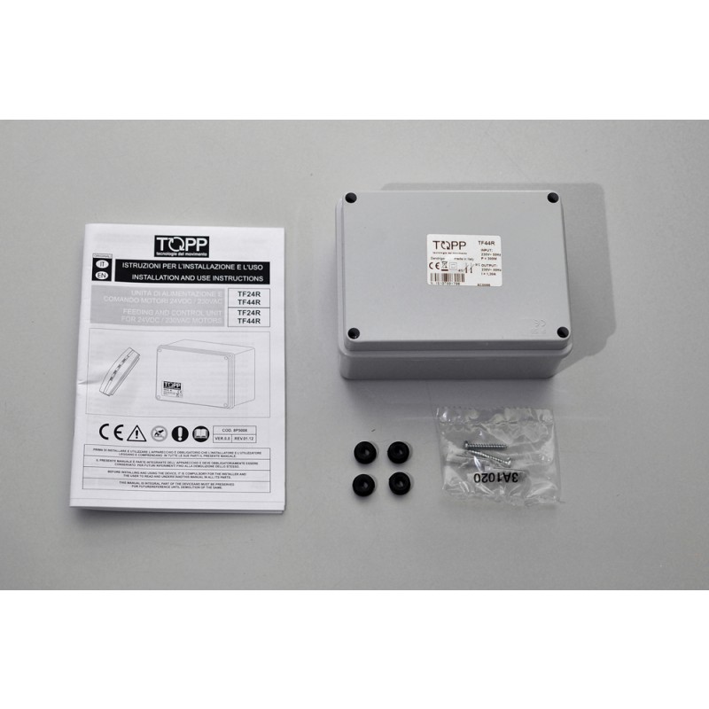 TF44R Unidad de Comando y Alimentación 230V 4 Salidas Topp