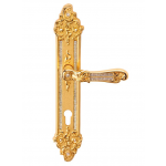 Tiffany Mesh Manija en la Placa para Puerta Linea Calì Vintage