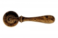 Tosca Aged Bronze Shabby-Chic manija de puerta en roseta Linea Calì