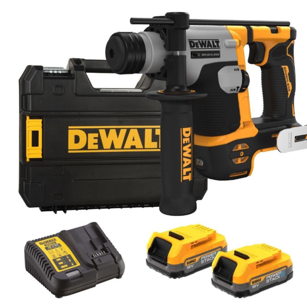 Taladro Percutor Inalámbrico DeWalt DCH172E2T-QW 18V Powerstack