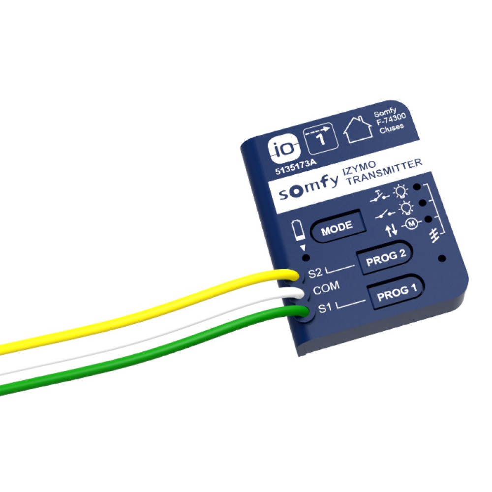 Transmisor Somfy Izymo IO para Crear Conmutadores Wifi Smart