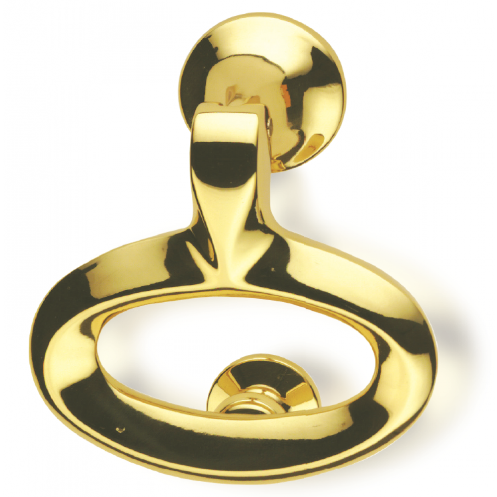 Triángulo Golpeador de puerta de cobre amarillo por PFS Pasini