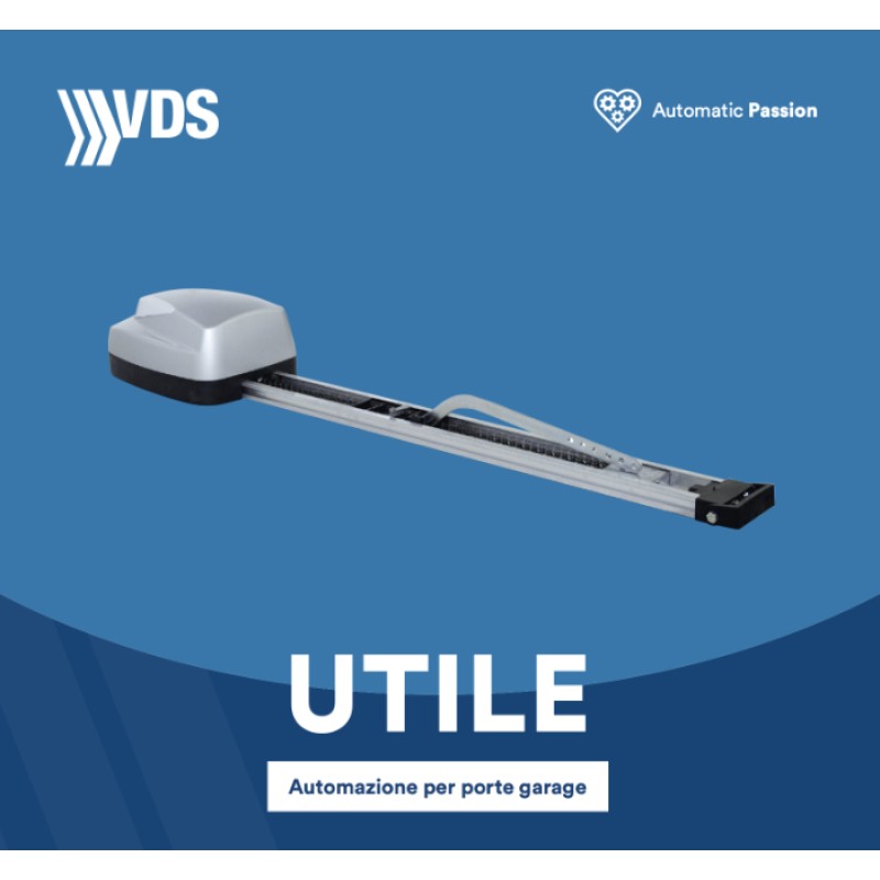UTILE VDS Automatización para Garaje Motorreductor Remolcado 24V