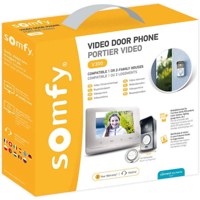 Somfy V300 Videoportero Digital con Manos Libres Integrado