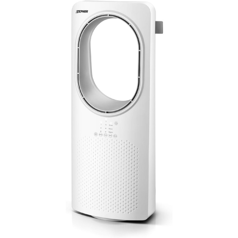 Ventilador de Torre Sin Aspas Zephir PH88BL Blanco con Control Remoto