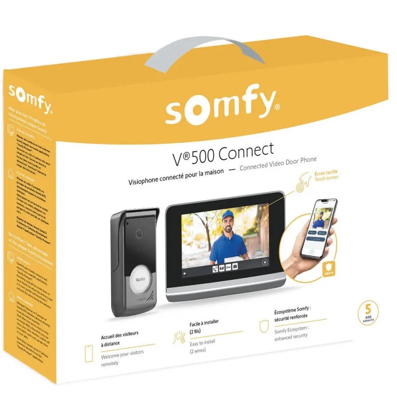 Videoportero Conectado Somfy V500 Connect con Pantalla Táctil