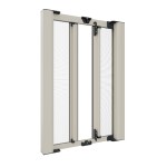 Mosquitera Doble Puerta Lateral Mistral 50 Fabricada a Medida en Italia