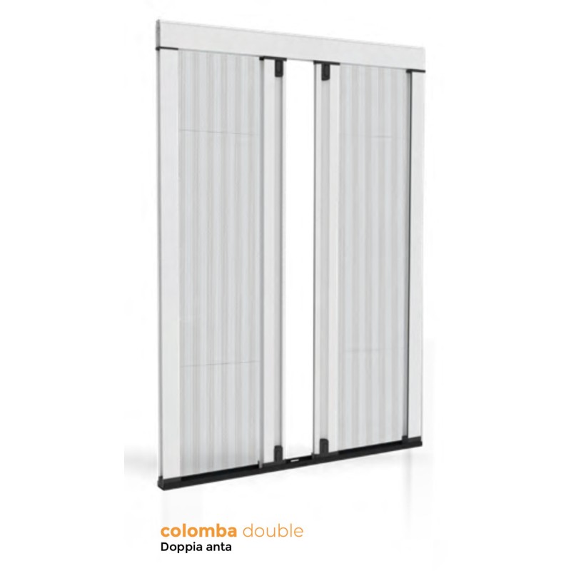 Mosquitera Plissé Effezeta Colomba Doble Apertura Lateral