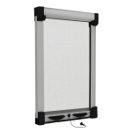 Mosquitera sin Tornillos Frida 42 con Cepillo Autoblocante