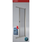 Mosquitera Bettio flash imán 1 oscilación 31 con guía a prueba de viento lateral