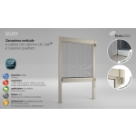 Mosquitera Bettio Giudy Click-Clak Auriculares y diapositiva telescópica Cadena Vertical