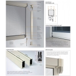 Mosquitera Bettio Giudy Click-Clak Auriculares y diapositiva telescópica Cadena Vertical