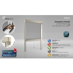 Mosquitera Bettio Rosy Primavera frotó Click-Clack y guías verticales primavera