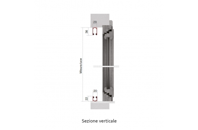 Mosquitera Lateral 1 Puerta con Imán para Cierre Fácil y Seguro Tipo Micro Zanzar