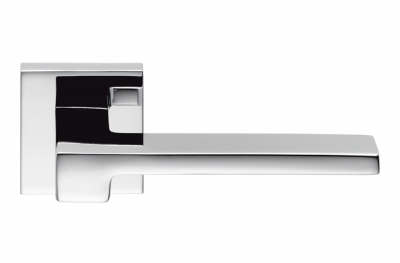 Tirador de puerta cromado pulido de Ellesse en Rosette Studio Bartoli para Colombo Design